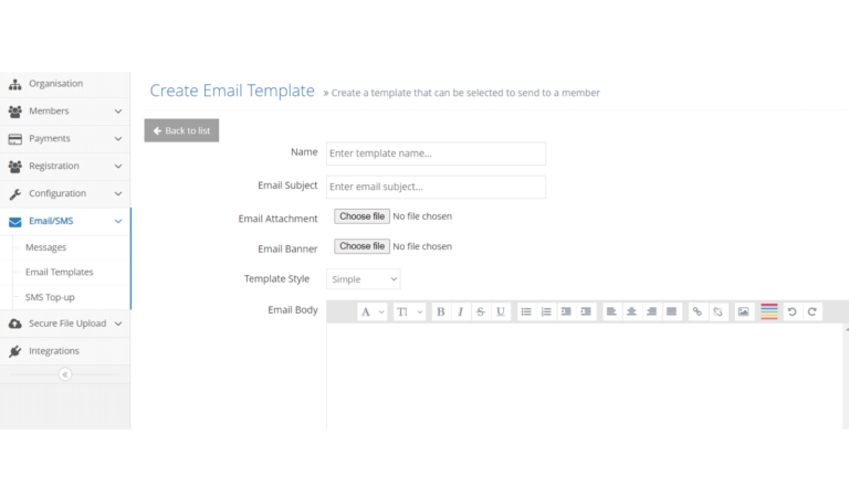 Email Template
